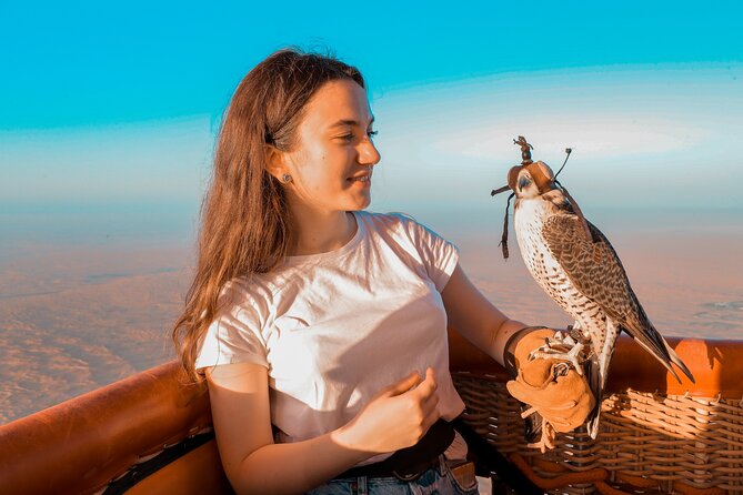 Adventure Hot Air Balloon with Buffet Breakfast & Falcon Show - Dune bashing adds noise after the quiet flight