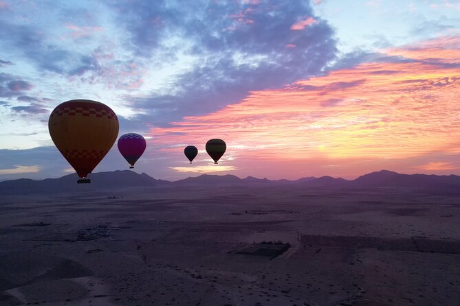 Agadir Hot Air Balloon and Moroccan Breakfast - Mint tea beside the fire