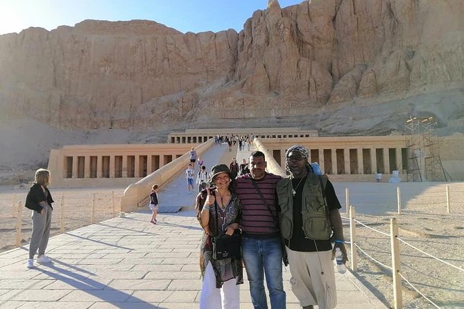 Amazing Hot Air Balloon,Valley of the kings,Hatshepsut temple in Luxor - The motorboat crossing makes the morning more memorable