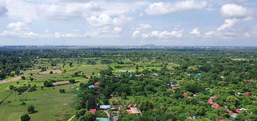 Angkor Balloon Sunrise or Sunset ride and Pick up/Drop off - The view from the gondola