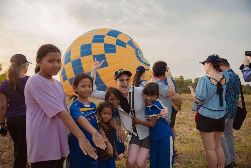Angkor Stunning Hot Air Balloon - Who Will Enjoy This Most?