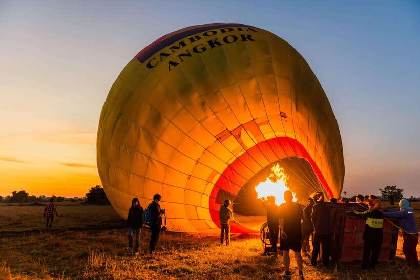 Angkor Stunning Hot Air Balloon - Why Seeing Bakong From the Sky Feels Different