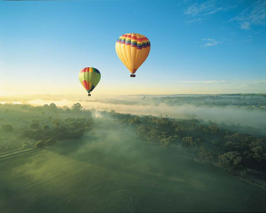 Avon Valley: Hot Air Balloon Flight - The balloon inflation and 30-minute briefing