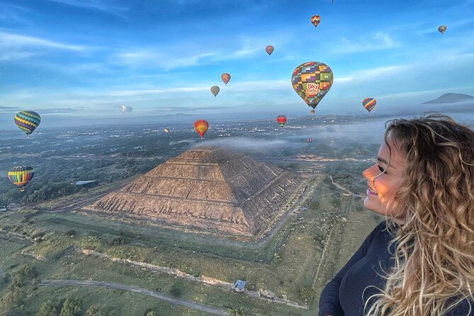 Balloon Flight and Teotihuacan Tour w/Breakfast from Mexico City - Watching the balloons inflate at Globopuerto Aerostat