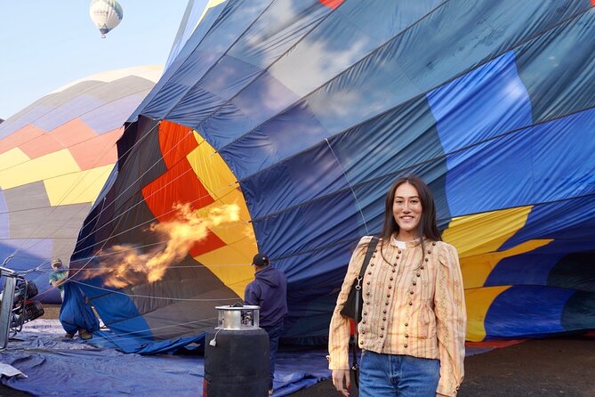 Balloon Flight + Breakfast in cave + Pick-up in Cdmx (Optional) - The landing ceremony and flight certificate