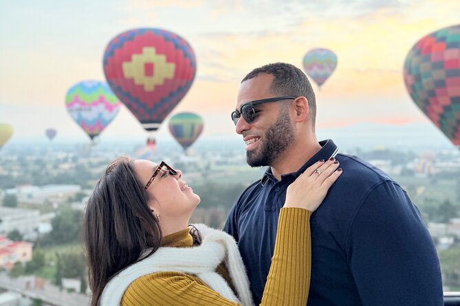 Balloon flight + CDMX pickup + Buffet Breakfast - Registration, weighing, and the wait for sunrise