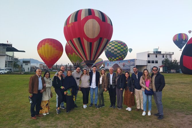 Balloon flight experience to Teotihuacan Pyramids - Maguey, mezcal, and the local tasting