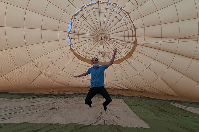 Balloon Flight with Berber Breakfast - Landing and the Berber Breakfast Tent