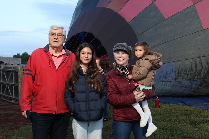 Balloon Flight with Breakfast in Cave and Round Trip CDMX - Coffee, check-in, and takeoff near San Juan Teotihuacan