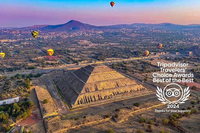 Balloon Flight with Teotihuacan & Guadalupe Shrine Full day Tour - What the $159 price really includes