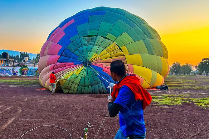 Balloon Flight with Teotihuacan & Guadalupe Shrine Full day Tour - A cold, early start at Teotihuacan