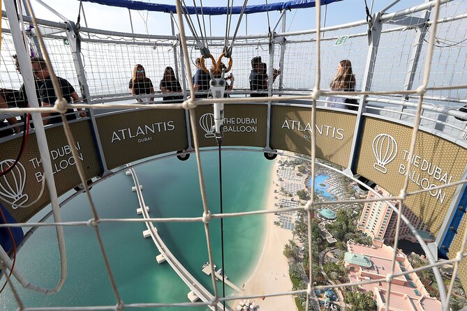 Balloon Ride at Dubai Atlantis - The views: Palm Jumeirah, Atlantis, and the Gulf