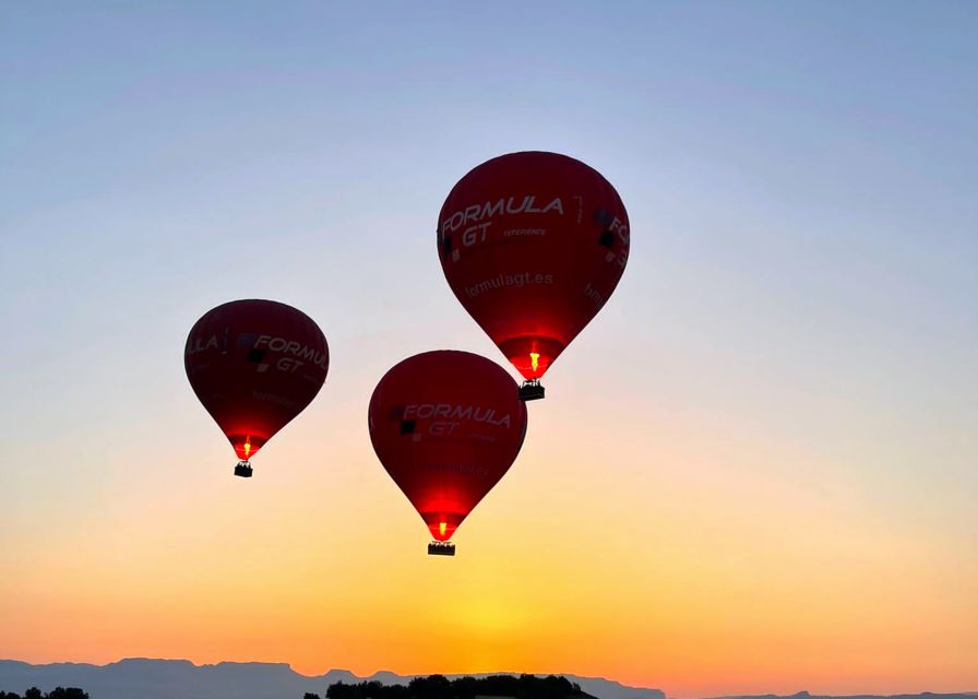 Barcelona: Pre-Pyrenees Hot Air Balloon Tour & Pickup Option - One Hour Over Montseny and the Pyrenees