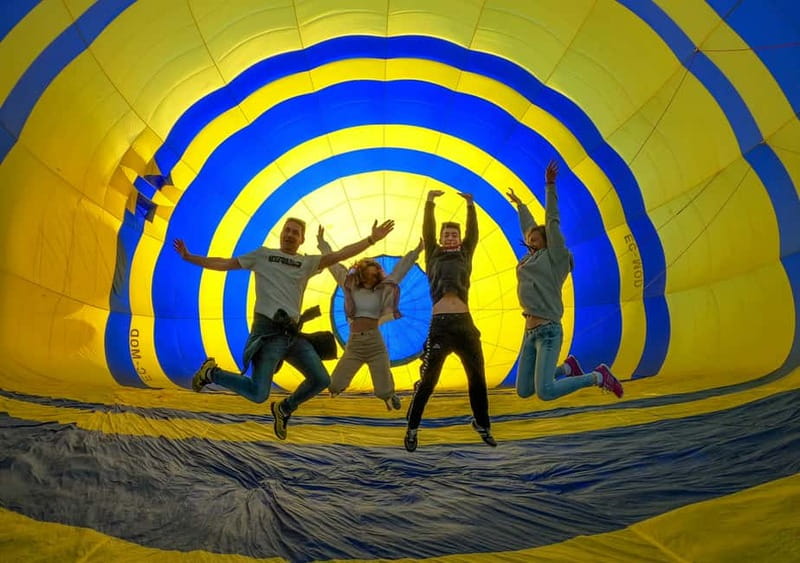 Barcelona Private VIP Balloon Flight with Pick-up Service - Helping Inflate The Balloon