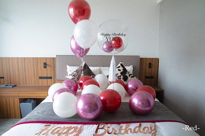 Birthday celebration surprise with balloon decoration! - Custom balloons and gifts, with room for a personal touch