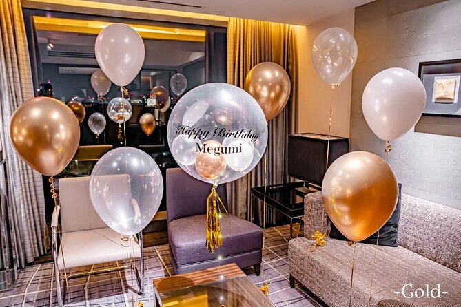 Birthday celebration surprise with balloon decoration! - Timing, meeting point, and collection options
