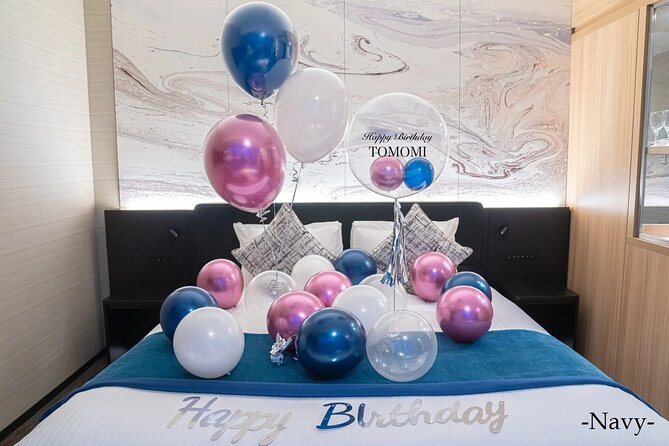 Birthday celebration surprise with balloon decoration! - Choosing between restaurant, hotel, and home delivery