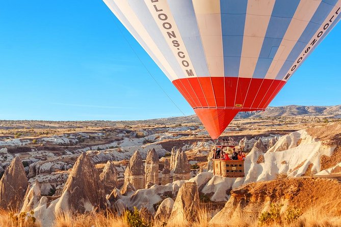 Budget Hot Air Balloon Ride over Cappadocia - Love Valley and the rock formations