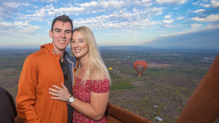 Cairns: Hot Air Balloon Flight & 3-Course Lunch - Floating above rainforest, mountains, and coast