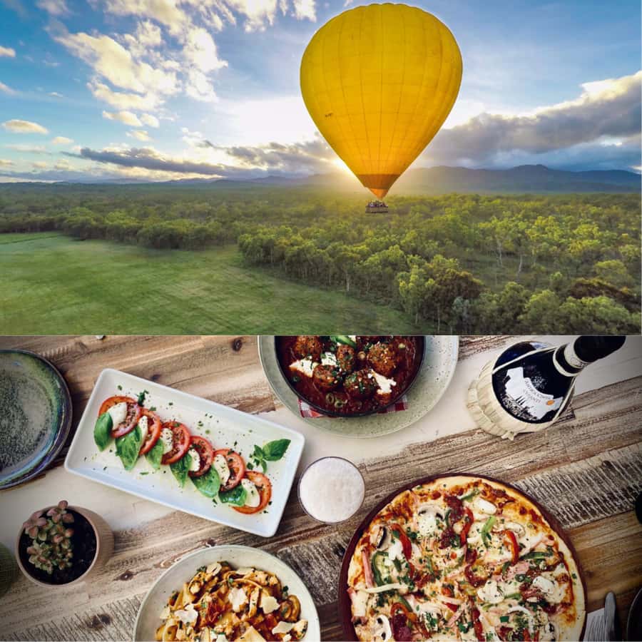 Cairns: Hot Air Balloon Flight with Meal & Drink - The pre-dawn road from Cairns