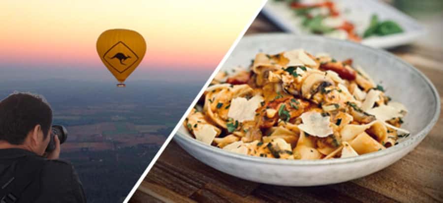 Cairns: Hot Air Balloon Flight with Meal & Drink - Floating above the Atherton Tablelands