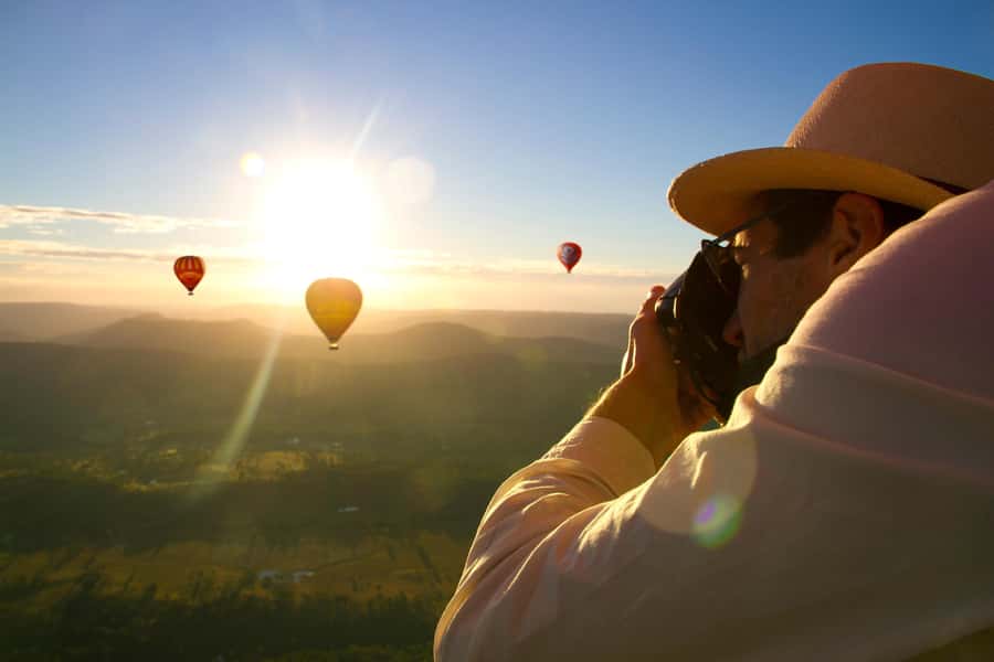 Cairns: Hot Air Balloon Flight with Transfers - The balloon flight above the Atherton Tablelands