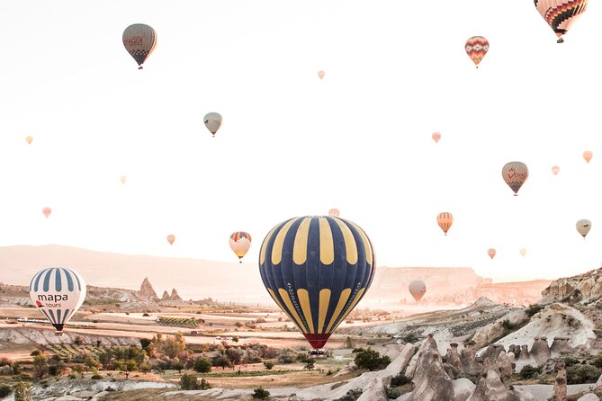Cappadocia Balloon Flight Ticket Over Goreme valley - Paşabağ and the fairy chimneys from above