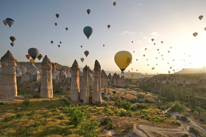 Cappadocia Balloon Ride - The landing celebration and flight certificate