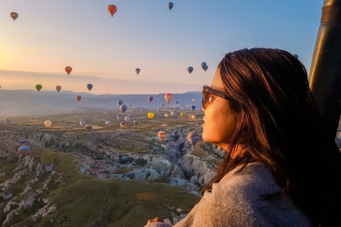 Cappadocia Balloon Ride Over Göreme Love Valley - Before dawn in Göreme