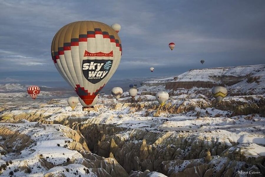 Cappadocia: Göreme Sunrise Hot Air Balloon Ride w/ Breakfast - Sunrise over Cappadocia’s volcanic rock formations