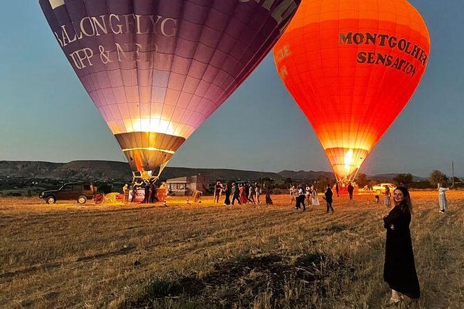 Cappadocia Hot Air Balloon 1 of 4 Valleys - Watching the balloon prepare for takeoff