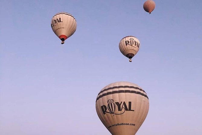 Cappadocia Hot Air Balloon Ride / Royal Balloon - Landing, medals, and the sparkling wine toast