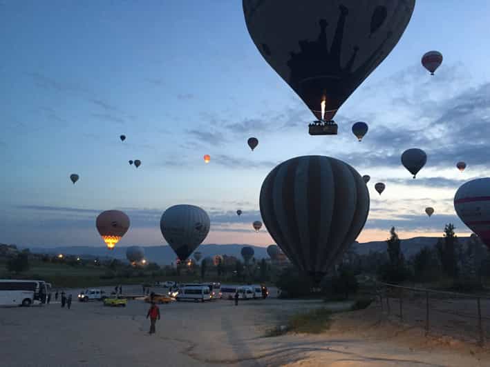 Cappadocia: Hot Air Balloon Watching - Watching the balloons fill at sunrise
