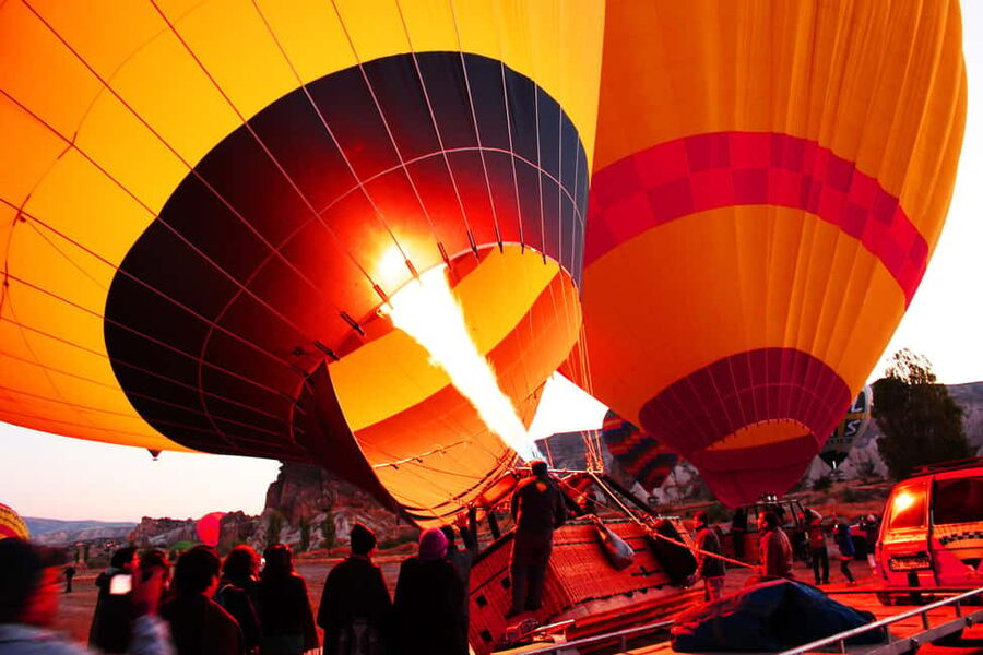 Cappadocia: Hot Air Balloon Watching & Sunrise Tour - The early pickup and launch-site atmosphere