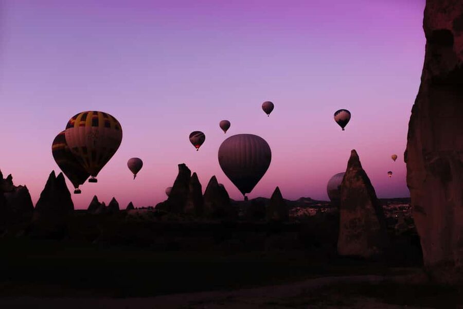 Cappadocia: Hot Air Balloon Watching Tour w/Hotel Transfer - Love Valley from a higher viewpoint