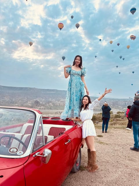 Cappadocia: Hot Air Balloon Watching Tour with Classic Car - Pickup before sunrise from five Cappadocia towns