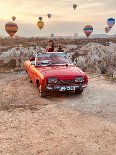 Cappadocia: Hot Air Balloon Watching Tour with Classic Car - Love Valley: the first 30-minute photo stop