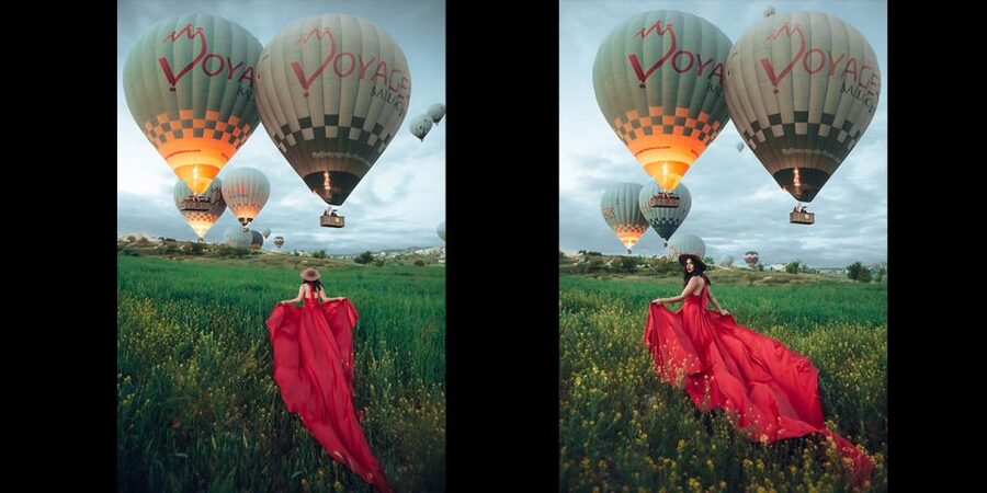 Cappadocia: PhotoShoot with Balloons. Flying Dress included. - Why this shoot fits Cappadocia so well
