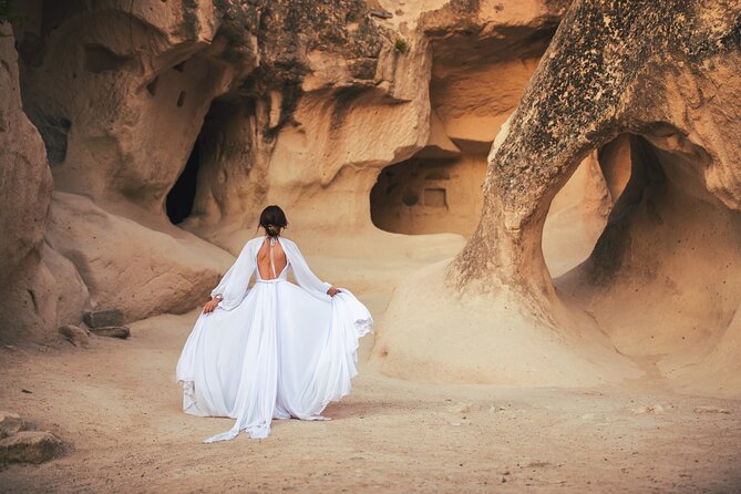 Cappadocia Private Flying Dress & Hot Air Balloon Photoshoot - Love Valley: Rock Formations and Wider Views
