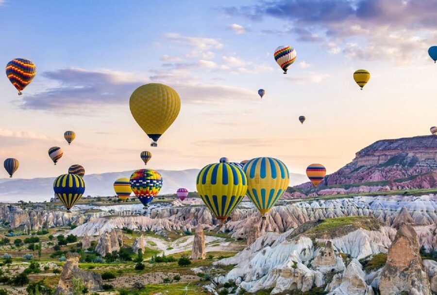 Cappadocia: Red Tour and Sunrise Balloon Tour - Devrent Valley and the shapes of imagination