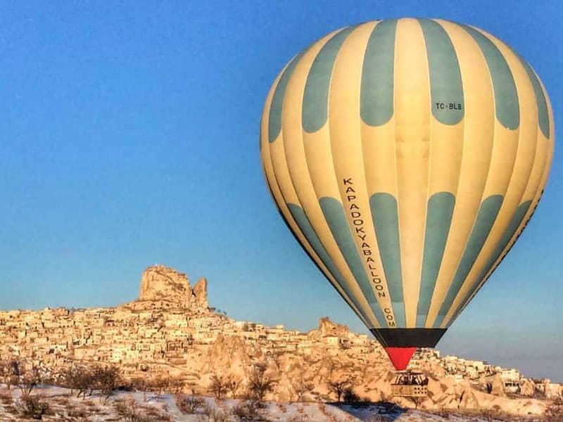 Cappadocia Sunrise Hot Air Balloon Flight/Kapadokya Balloons - Preparing the balloon in Göreme