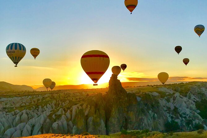 Cappadocia: Sunrise Hot Air Balloon Flight with Transfers - Landing, drinks, and the flight certificate