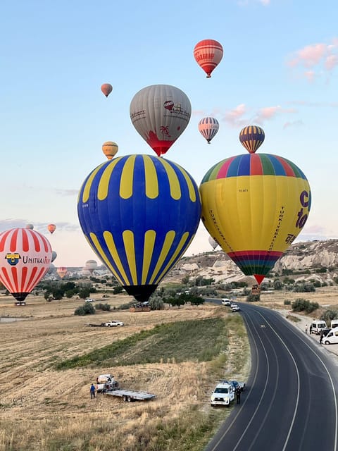 Cappadocia: Sunrise in Göreme Hot Air Balloon and Transfer - Landing, champagne, and the flight certificate