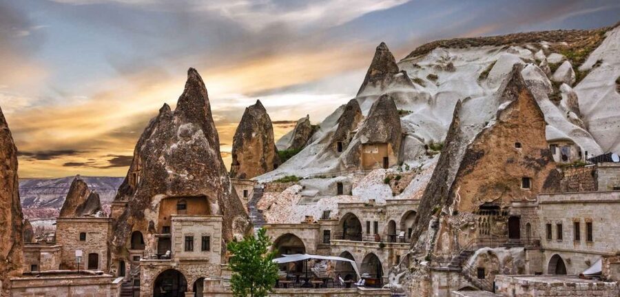 City of Side: 2-Day Cappadocia, Cave Hotel, & Balloon Tour - Uchisar Fortress and Pigeon Valley viewpoints