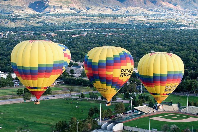 Colorado Springs Sunrise Balloon Ride - A sunrise over Pikes Peak, not just a ride