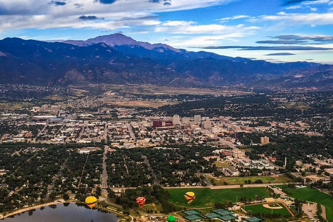 Colorado Springs Sunrise Balloon Ride - Champagne after the flight
