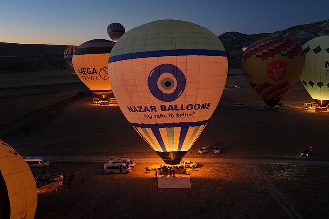 Daylight Balloon Flight Cappadocia (Goreme) by Nazar Balloons - The Early Pickup and Launch Area