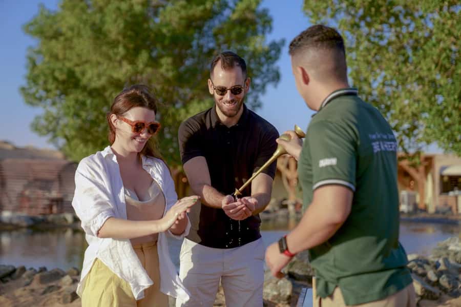 Dubai: Luxury Balloon Flight with Michelin-Curated Breakfast - The short camel ride and final return