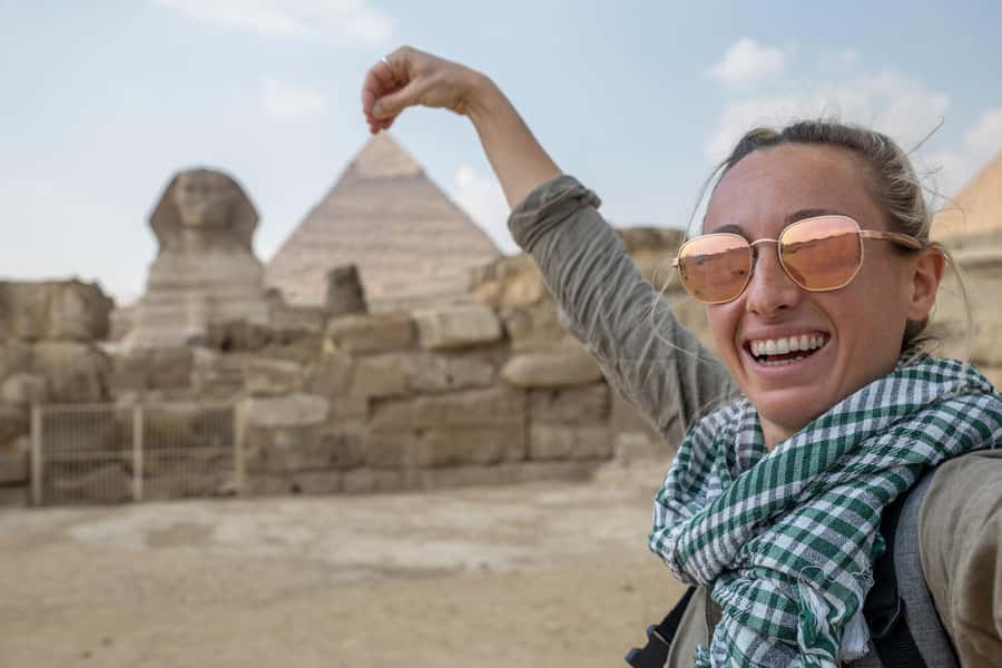 Egypt: Private 5-Day Tour, Nile Cruise, Flights & Balloon - Day One: Giza, Tutankhamun, and a flight to Luxor