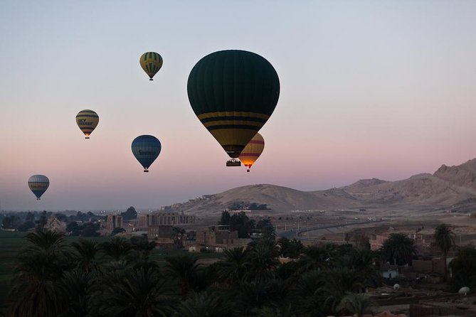 Enjoy Hot Air Balloon,Valley of the kings,Hatshepsut temple in Luxor - Seeing Luxor from a hot-air balloon